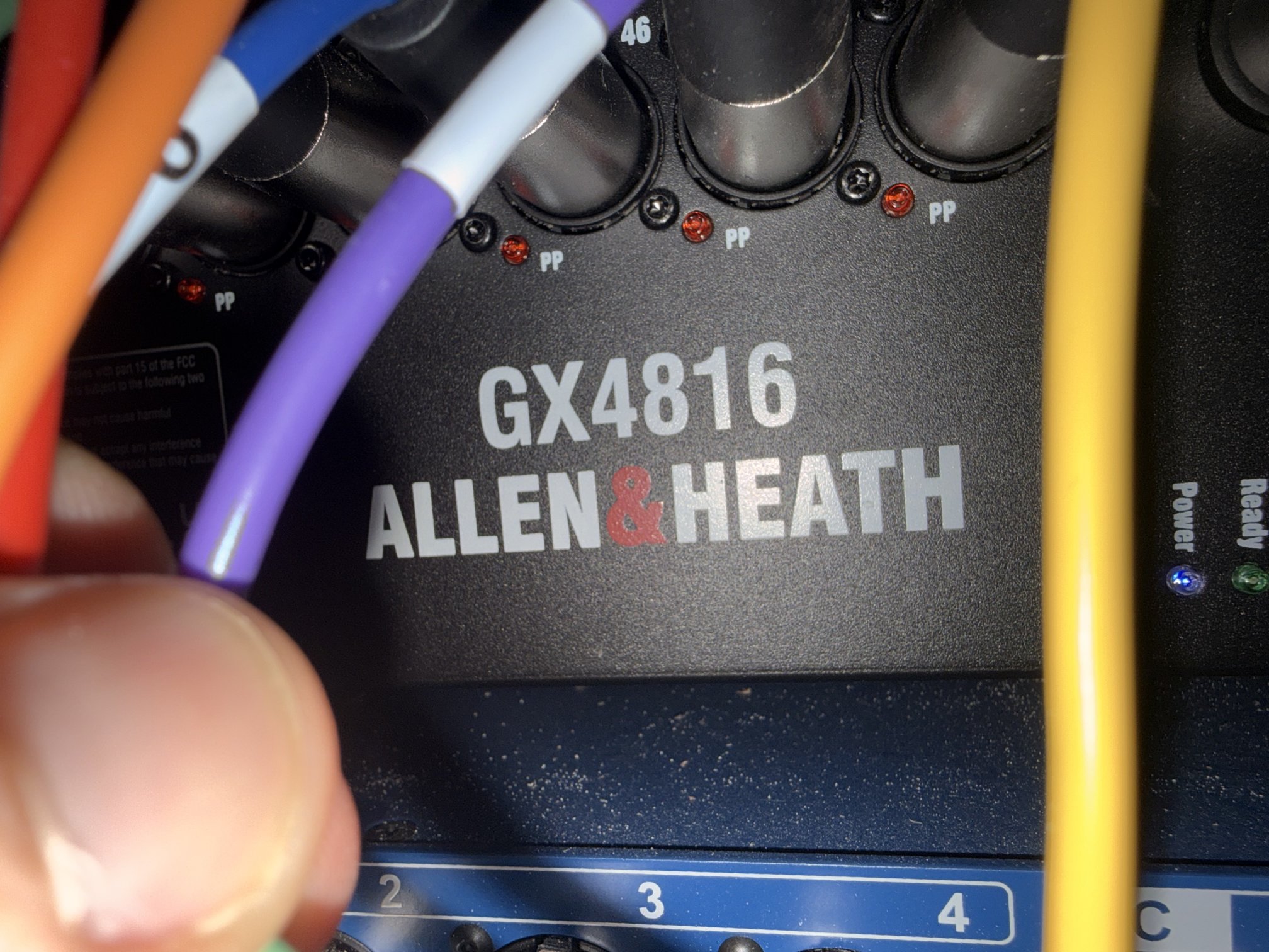 GX4816 rear label